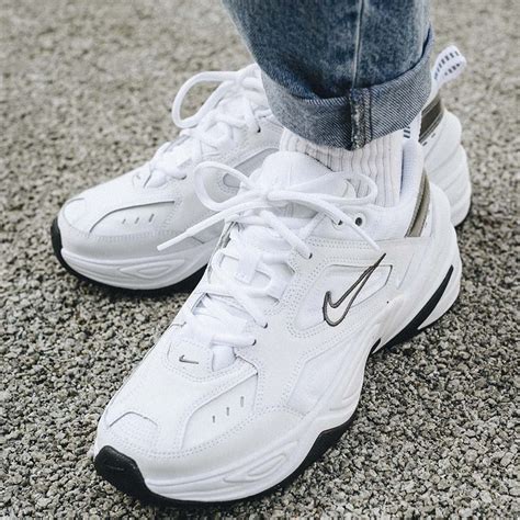 nike white m2k tekno sneakers